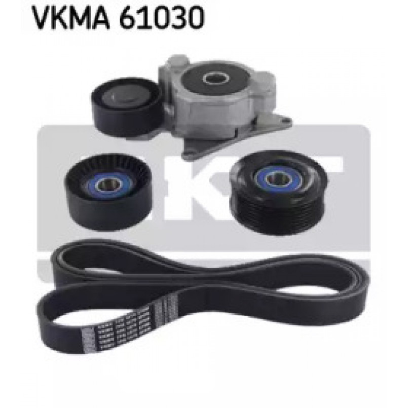 VKMA 61030 SKF Комплект доріжкового ремня (ролик, ремінь)